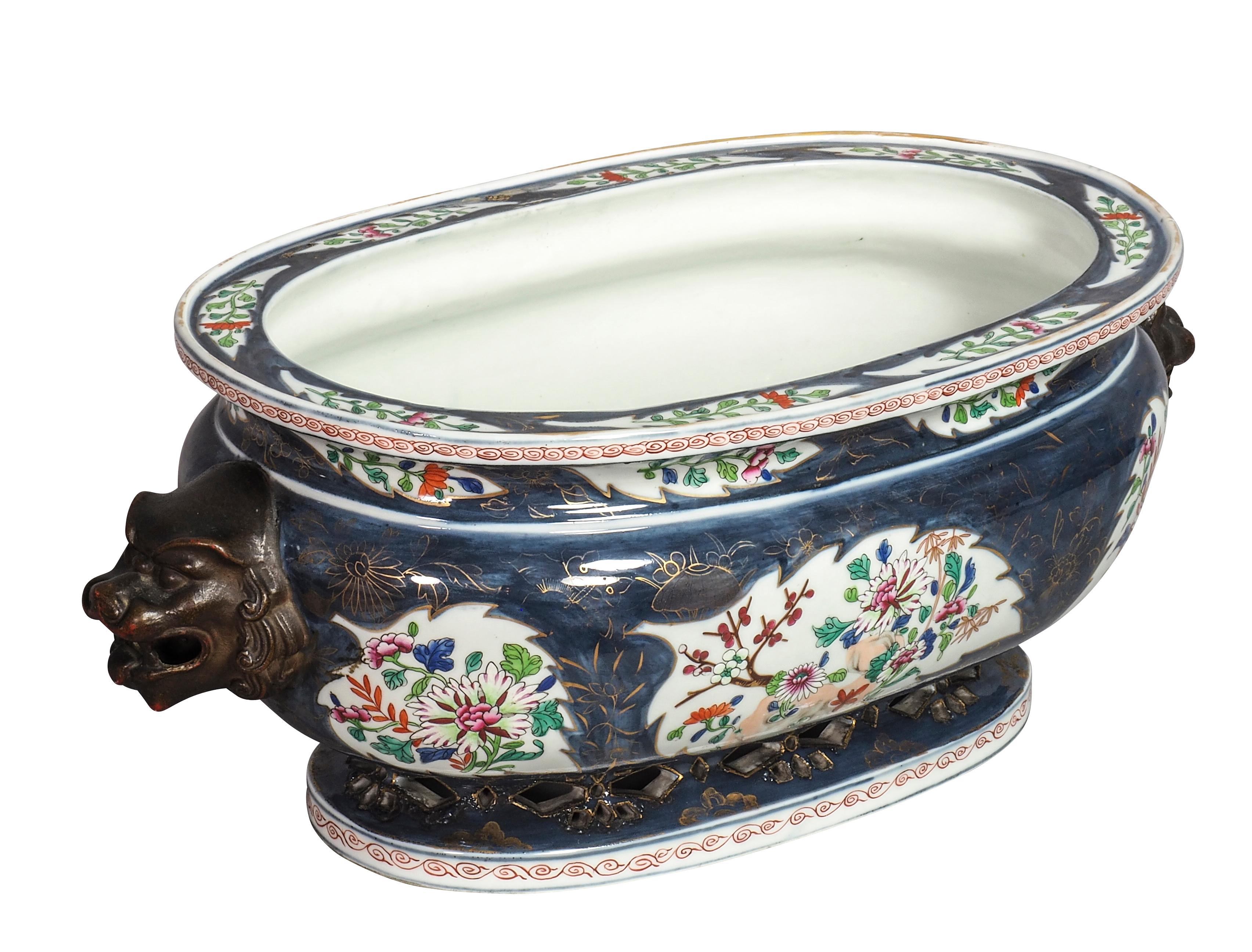 French Samson Chinese Export Style Basin Cooler For Sale