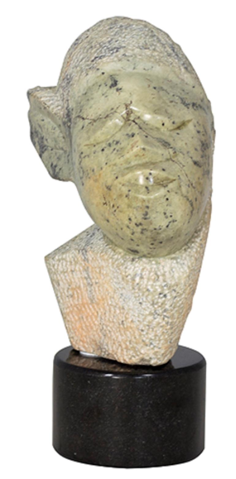 'Waiting For Advisor' African (Shona) - Sculpture by Samson Nyakanhongo
