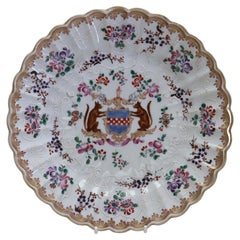 Samson of Paris Mock Chinese Export Ware Armorial Plate