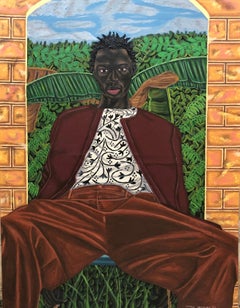 Momento di solitudine - 21° secolo, Contemporaneo, Figurativo, Tecnica mista, Moderno