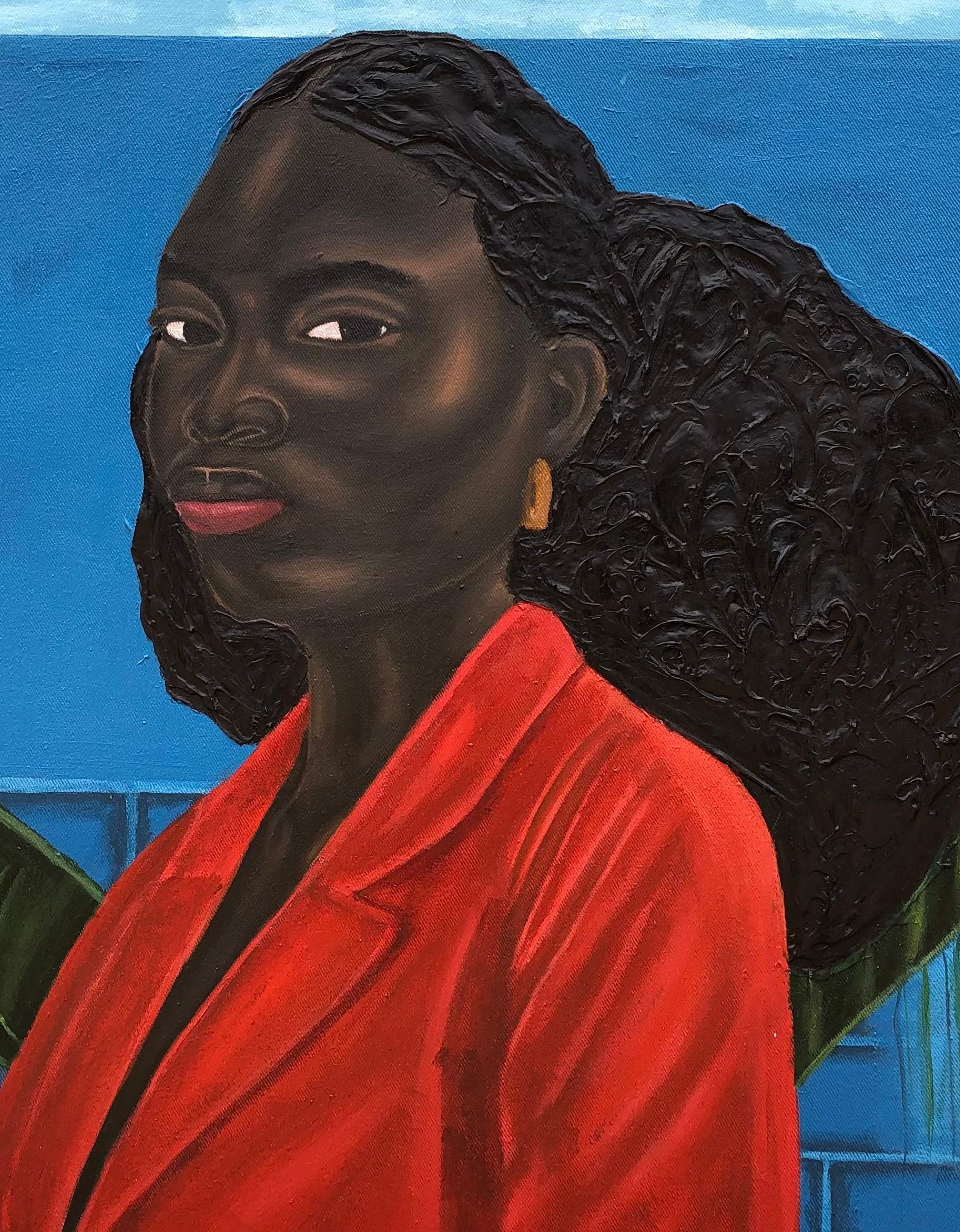 Mirada resistente - Siglo XXI, Contemporáneo, Figurativo, Técnica mixta, Mujer en venta 1