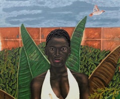 Till It All Withers 1 -21st Century, Contemporary, Figurative, Mixed Media Women