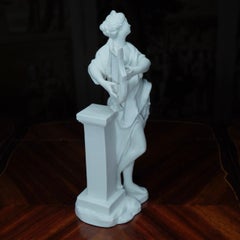 Samson 'Paris' Bisque Figure of a Lyre Player, 19th Century