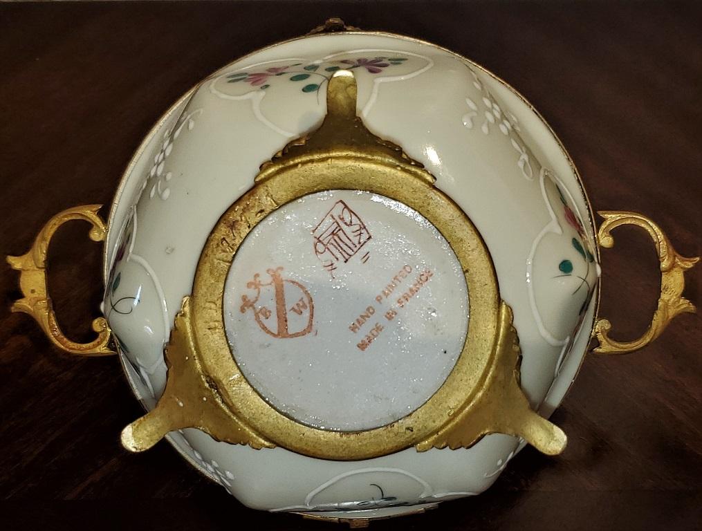 20th Century Samson Paris Signed Porcelain Trinket Box