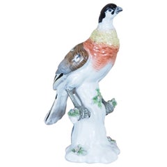 Samson Porcelain Bird on Stump, c.1850