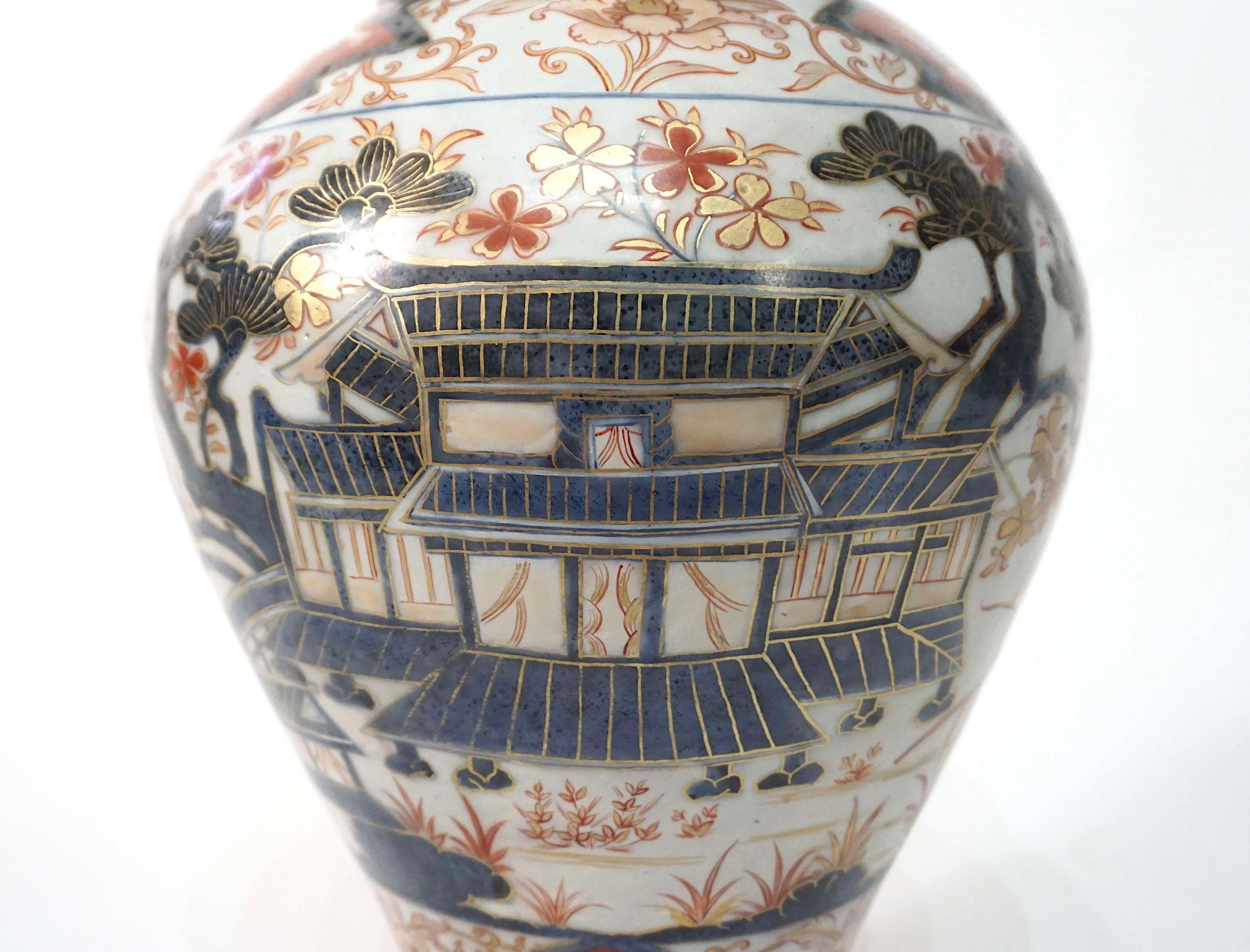 Vaso da tempio in Imari Porcelain di Samson su base in bronzo ormeggiato, circa 1850 in vendita 8