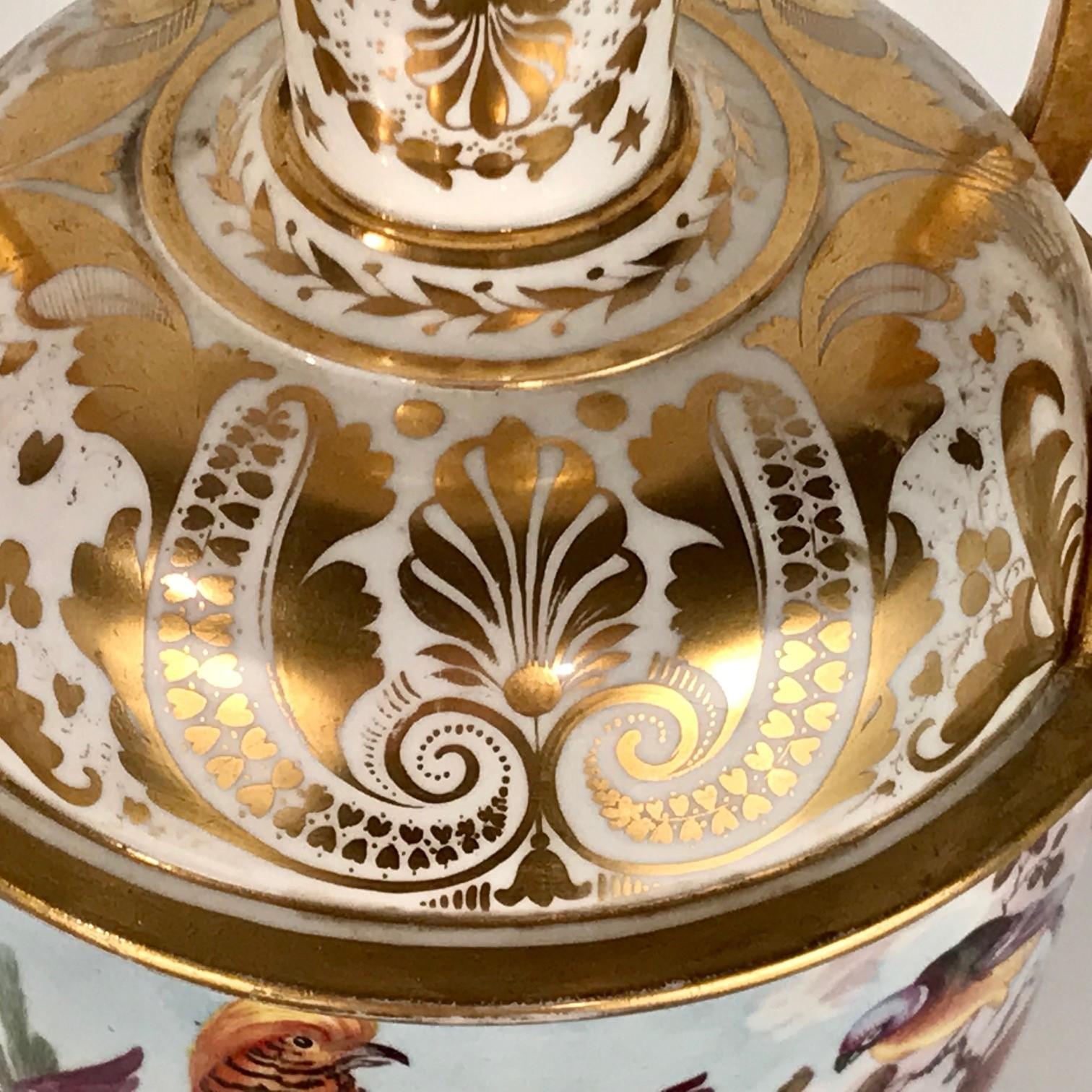 Jarrón ornitológico de porcelana Samson en venta 2