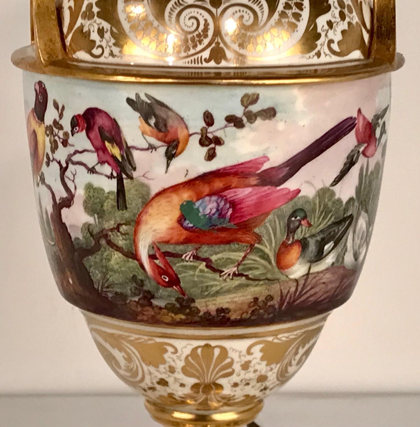 Ornithologische Vase aus Samson-Porzellan im Angebot 1