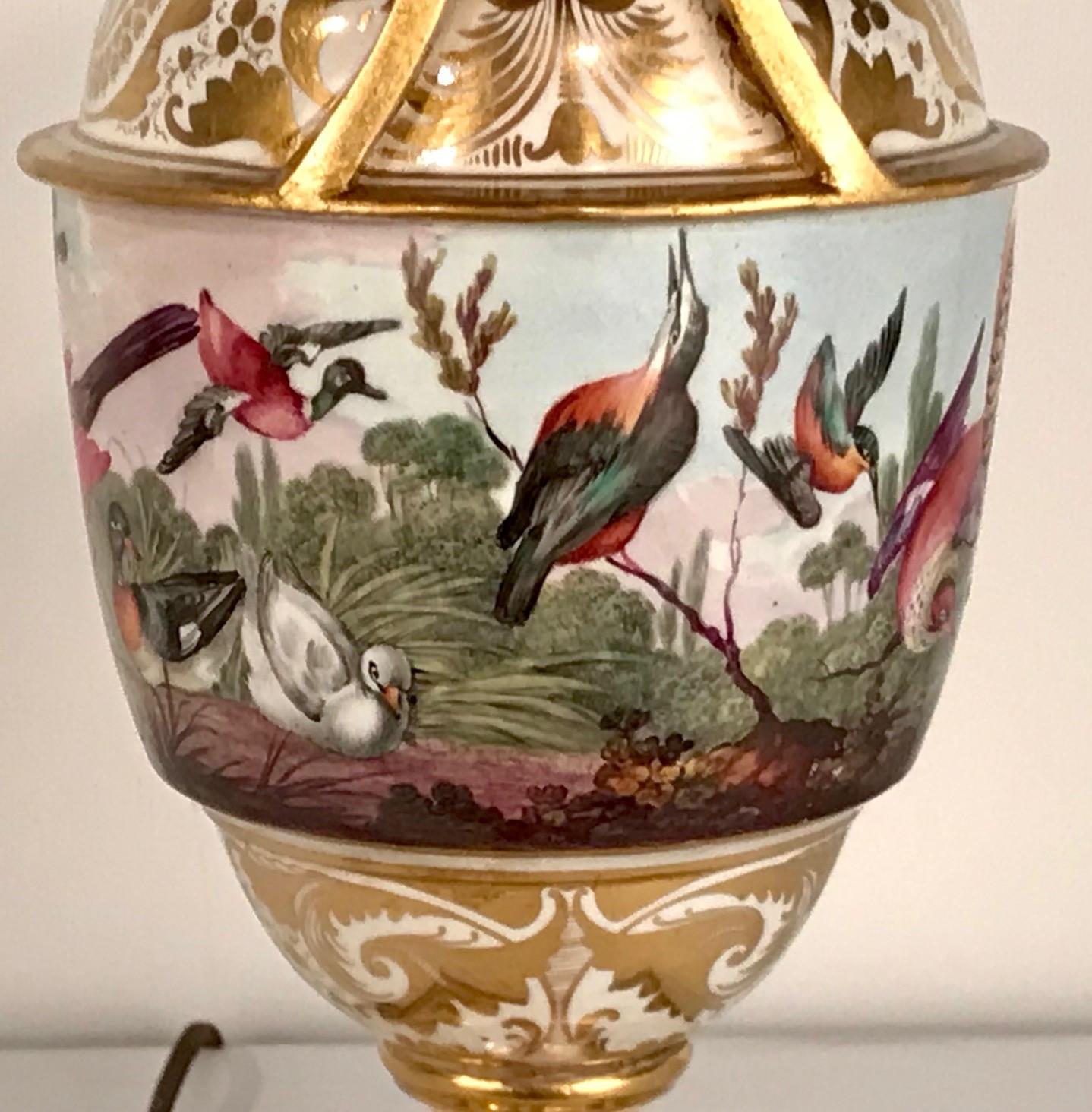 Ornithologische Vase aus Samson-Porzellan im Angebot 2