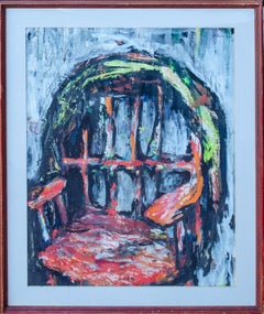 Samson Schames Gemälde "Stuhl und Decke", 1962