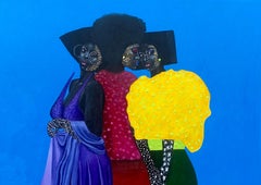 3 in 1 Beauty - 21e siècle, Contemporain, Portrait figuratif, Femmes africaines
