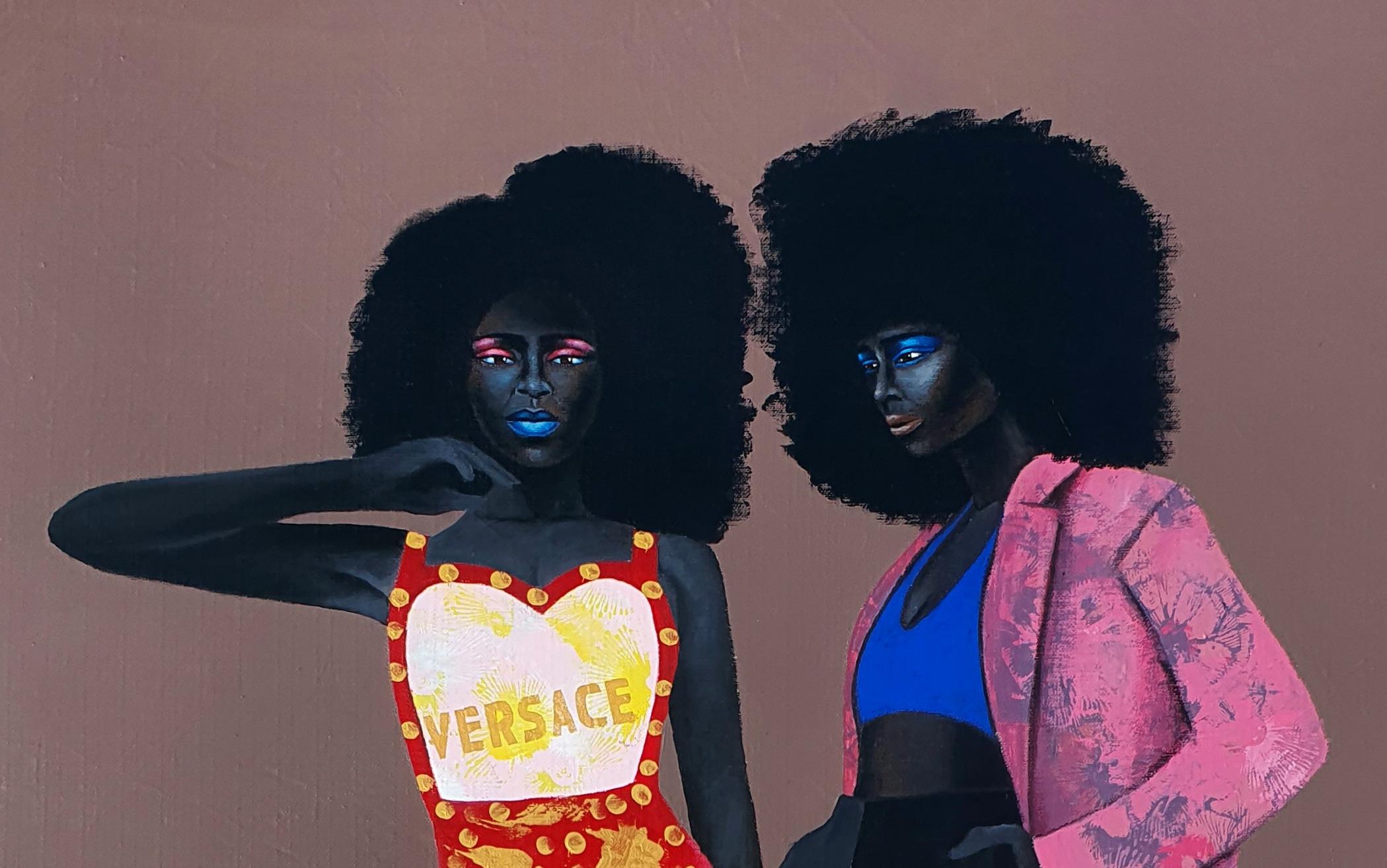 A La Mode (alla moda) - Painting di Samson Toba