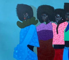 Fashion Statement -21st Century, Contemporary, Figurative Portrait, Modern Women