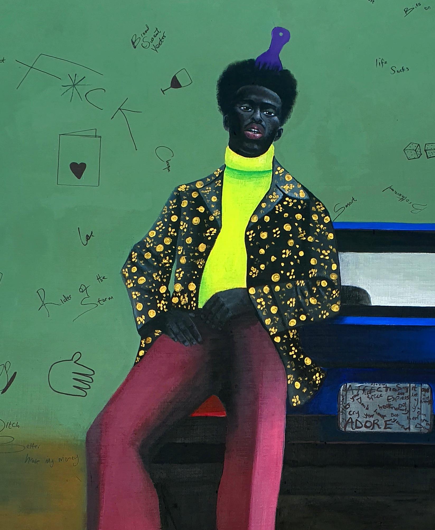 Ese amigo - Painting Contemporáneo de Samson Toba