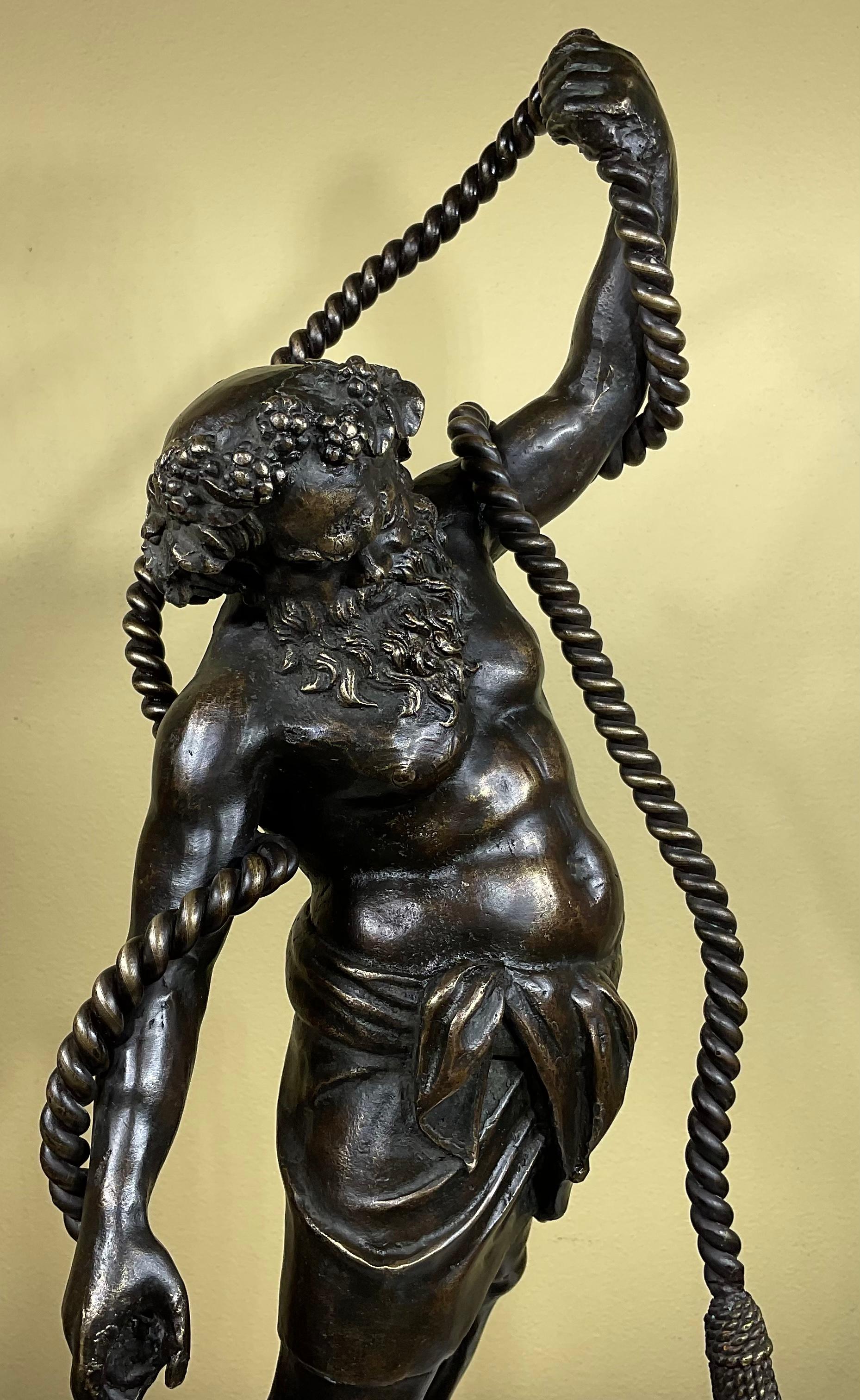 Samson, Vintage-Bronze-Skulptur  im Angebot 1