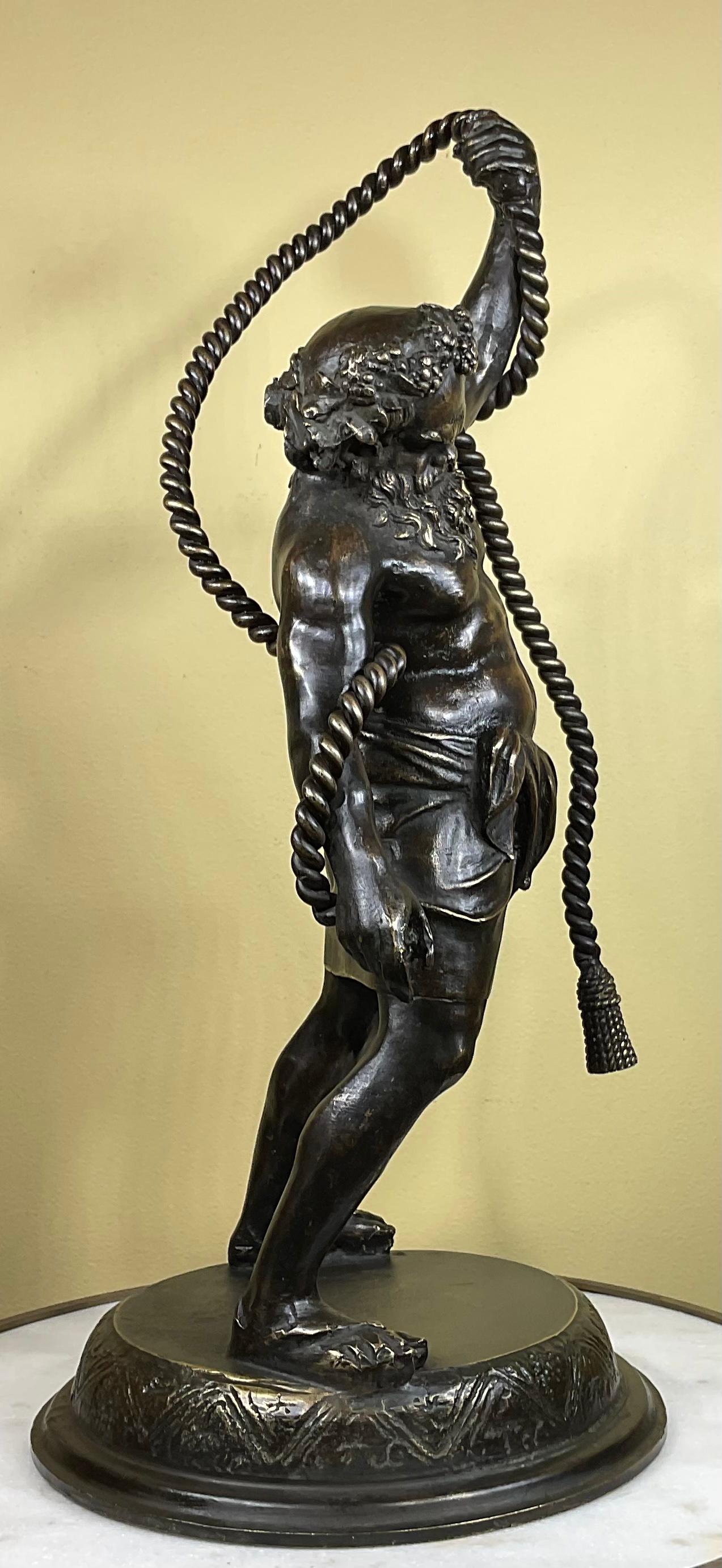 Samson, Vintage Bronze Sculpture  For Sale 2