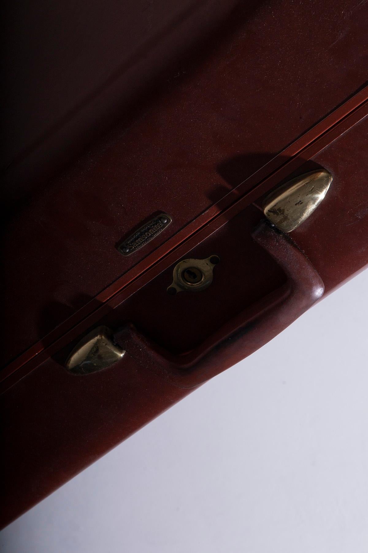 Samsonite Vintage-Koffer aus Leder im Angebot 7