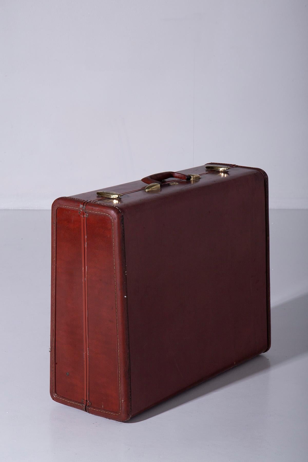 Samsonite Vintage Suitcases in leather In Good Condition For Sale In Milano, IT