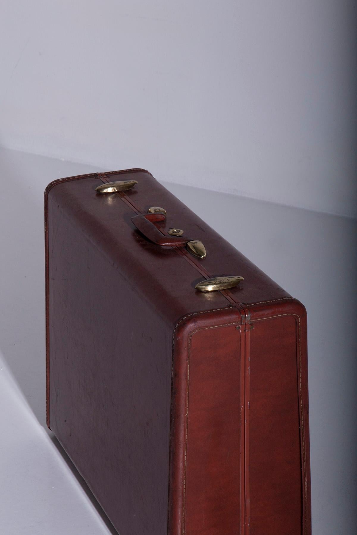Samsonite Vintage-Koffer aus Leder im Angebot 1