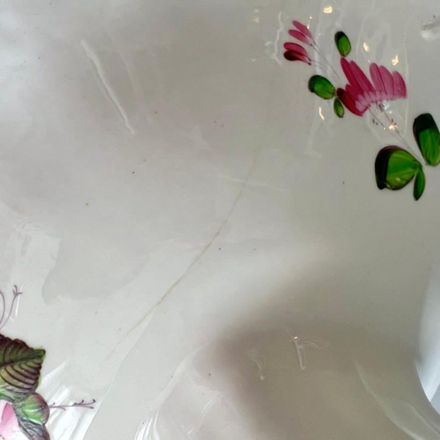 Samuel Alcock Fußkombi, geschmolzener Schnee, weiß mit Hundsrosen, um 1823 im Angebot 5