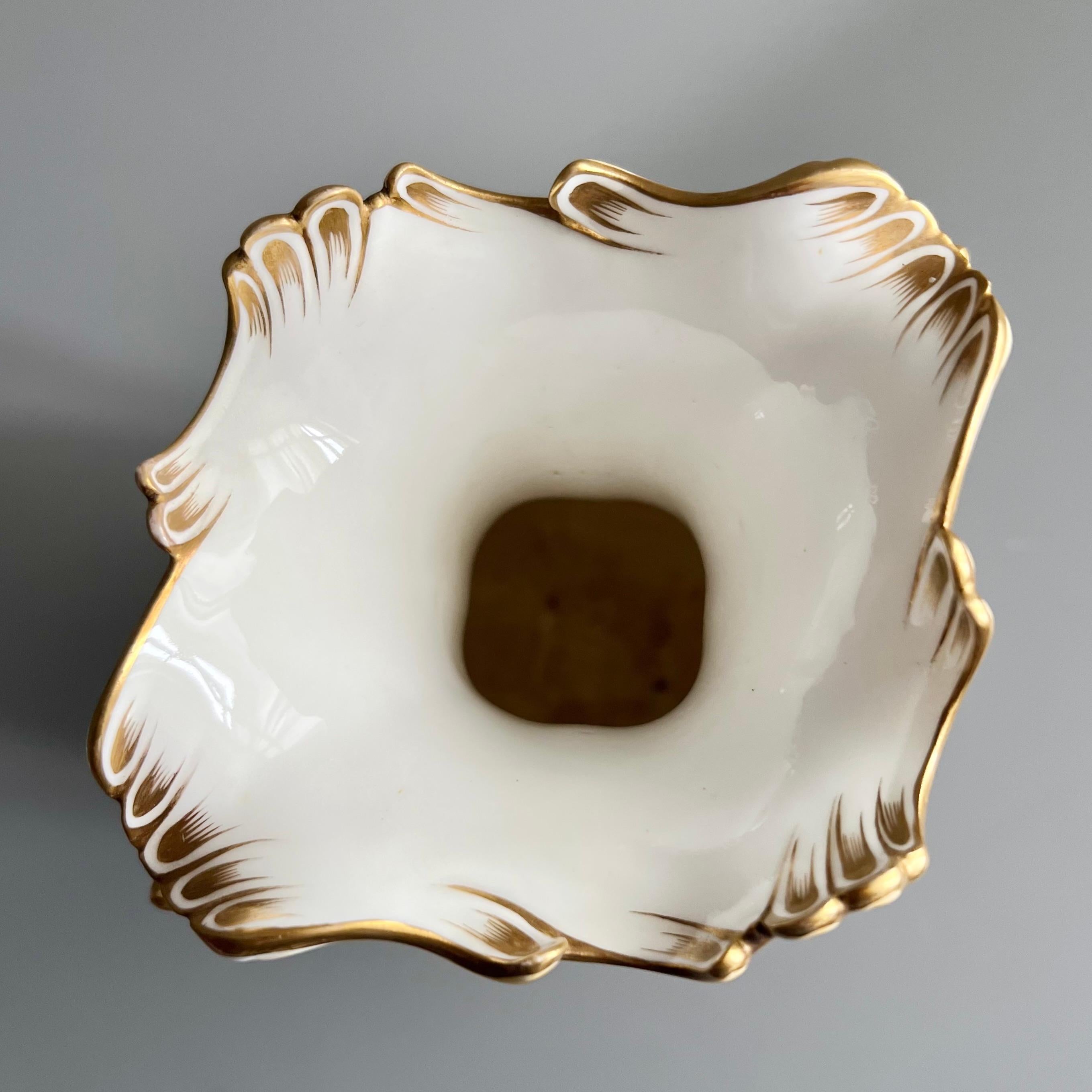 Vaso in porcellana Samuel Alcock, marrone con paesaggi, Rococò Revival, 1840 ca. in vendita 5