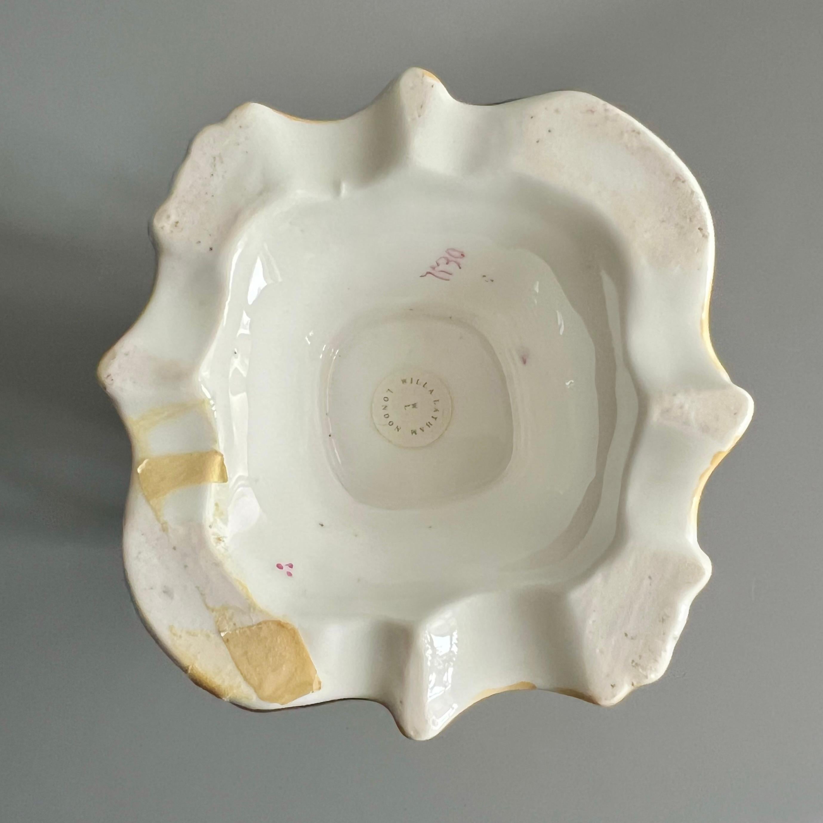 Vaso in porcellana Samuel Alcock, marrone con paesaggi, Rococò Revival, 1840 ca. in vendita 6