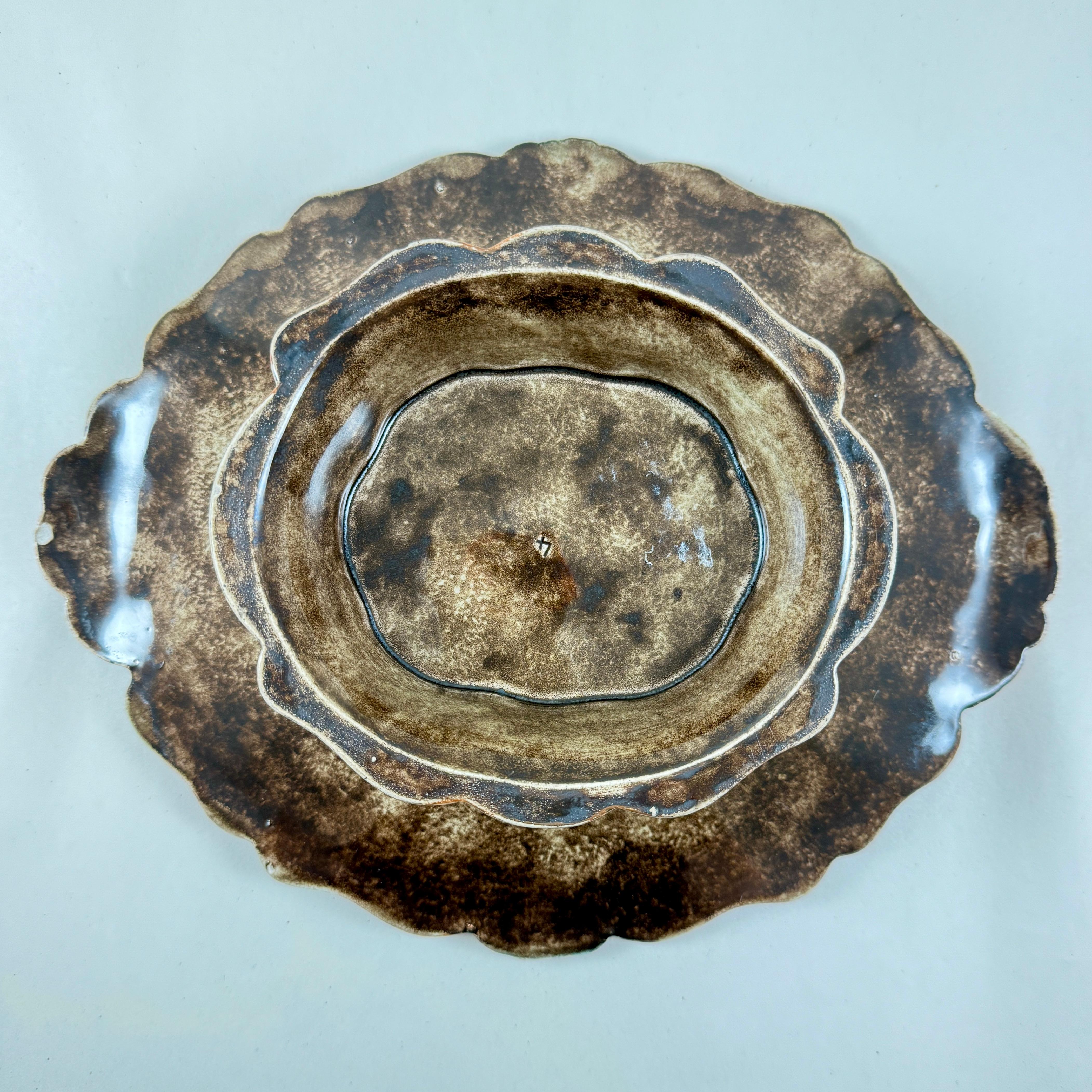 Samuel Alcock Royal Palissy Majolica Footed Comport For Sale 6