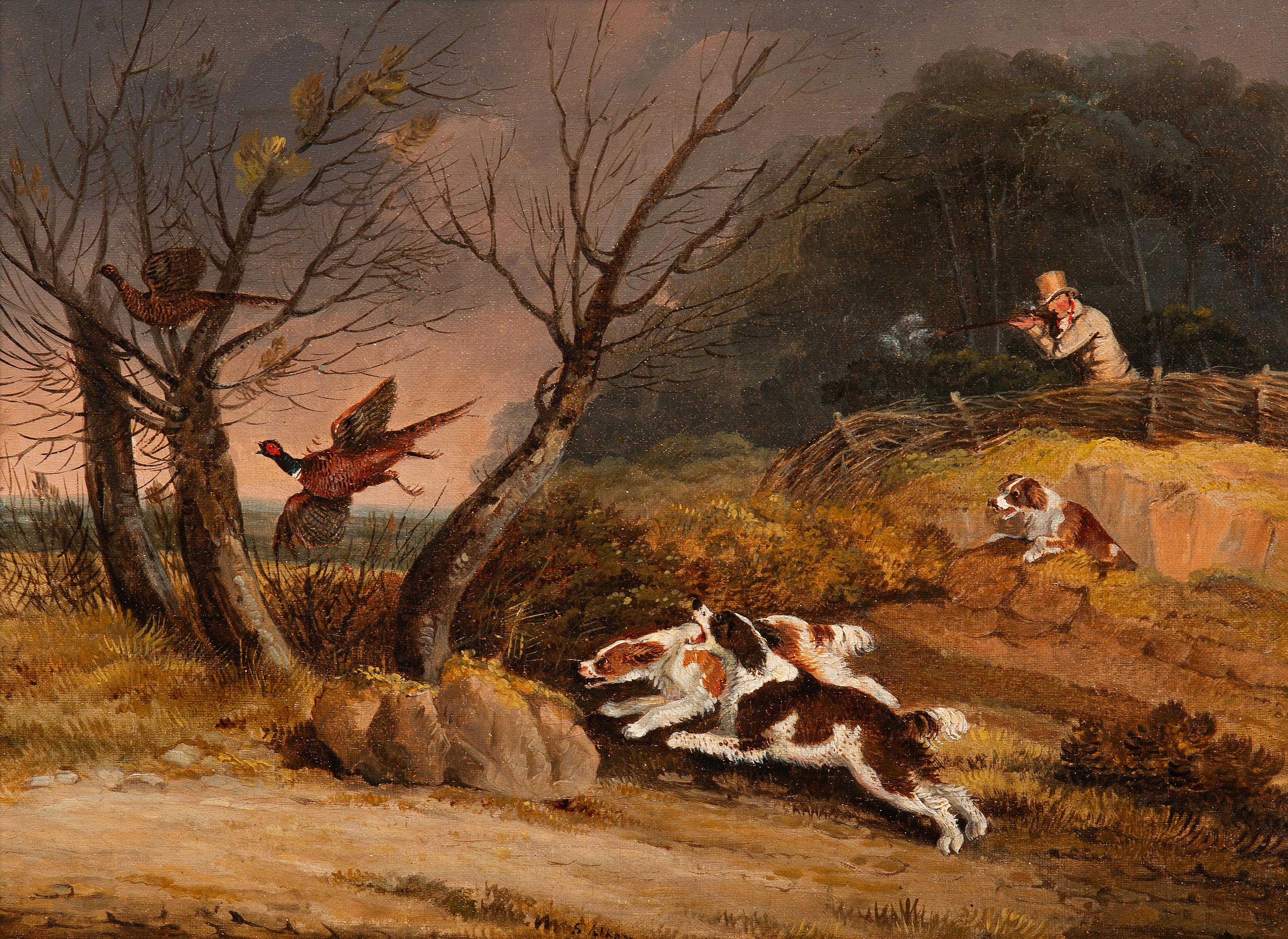 Tiro al fagiano - Painting di Samuel Alken Jr.