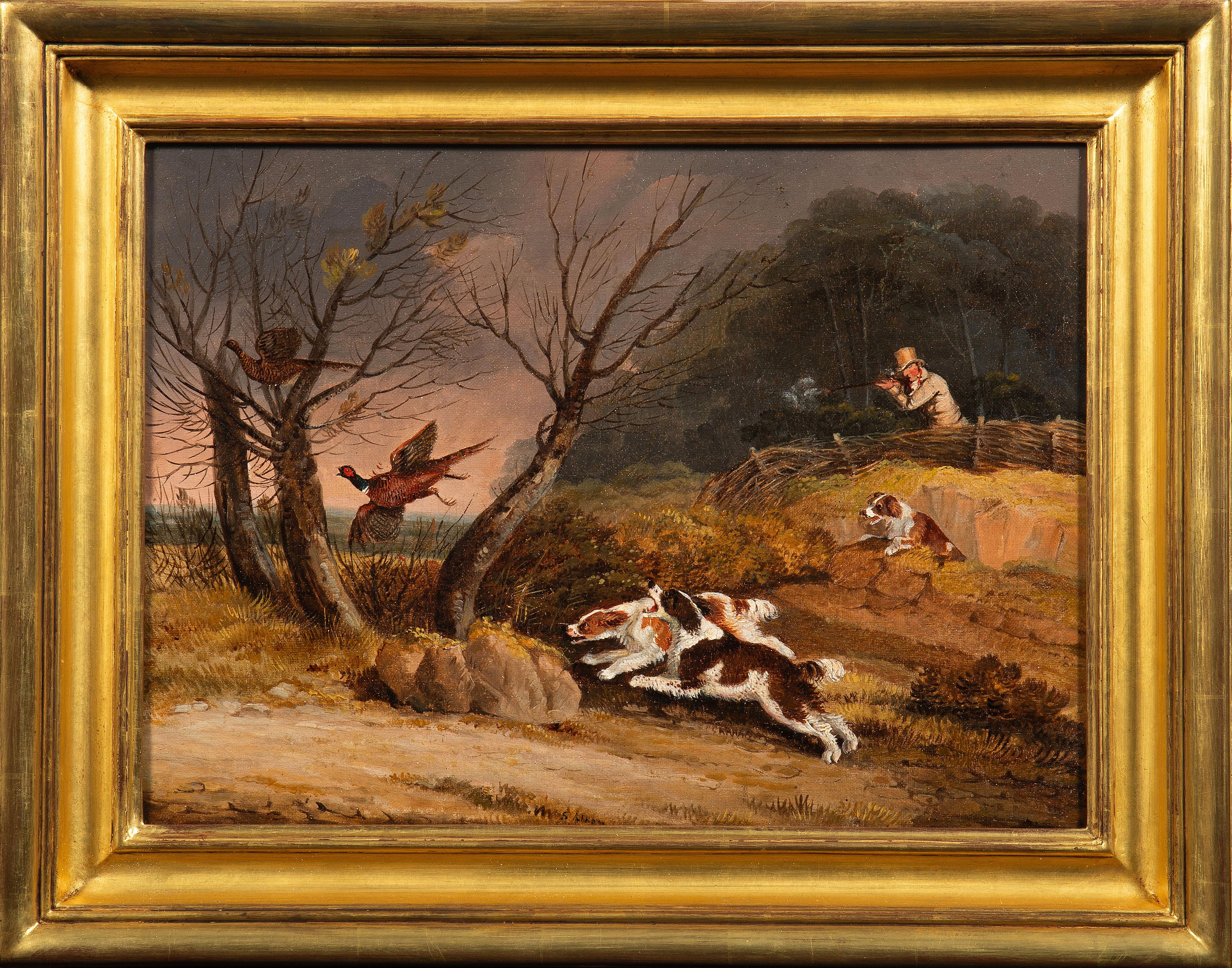 Animal Painting di Samuel Alken Jr. - Tiro al fagiano