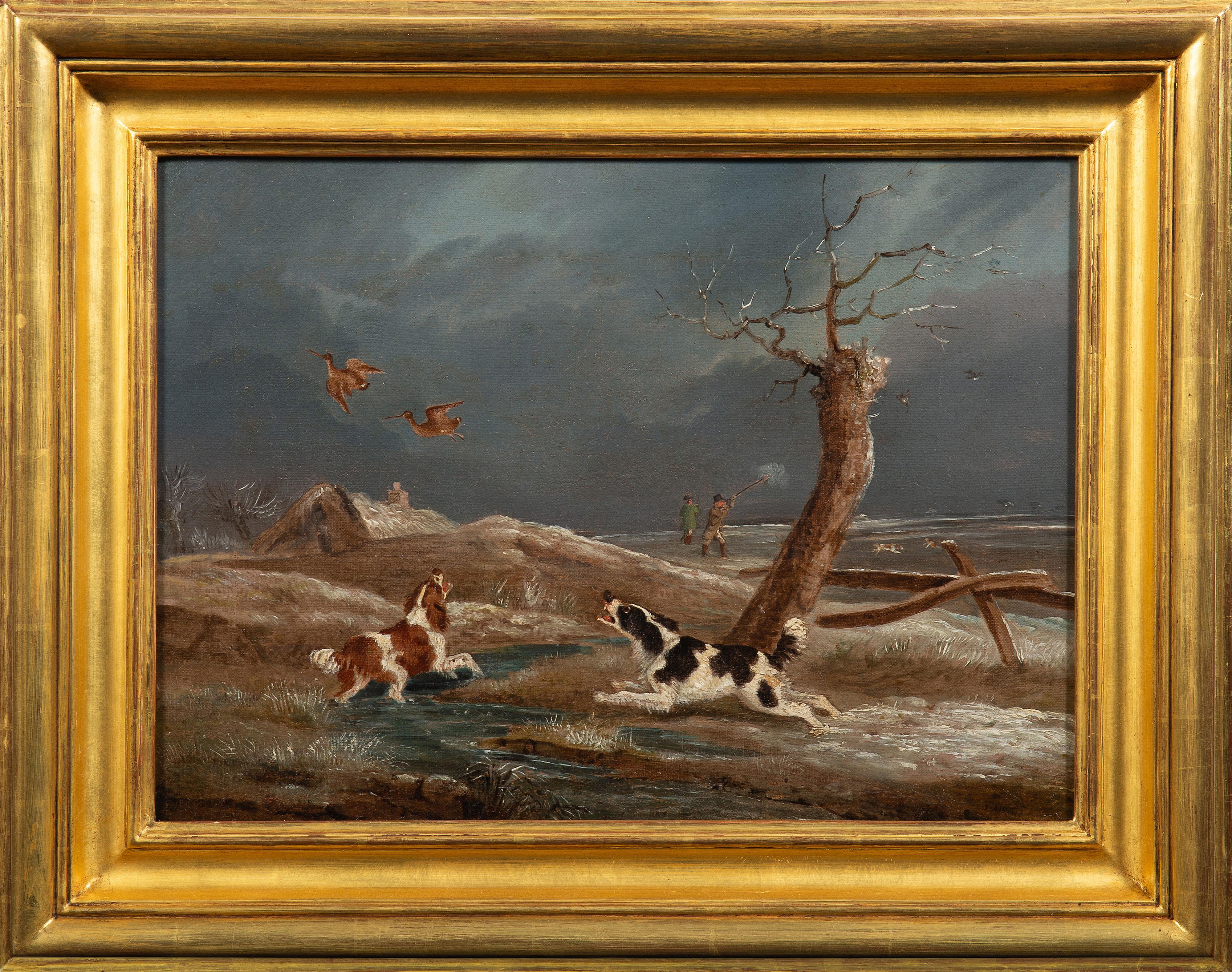 Animal Painting de Samuel Alken Jr. - Tiro al agachadizo