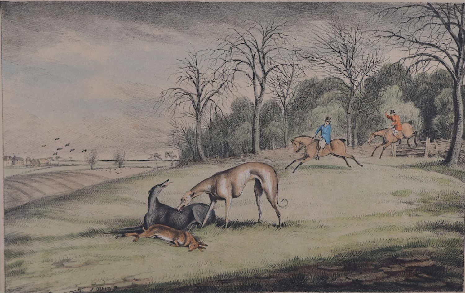 Delineations of British Field Sports, lithograph series by Samuel Alken For Sale 2