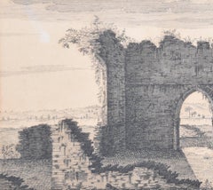 Bindon Abbey, Dorset engraving after Samuel and Nathaniel Buck