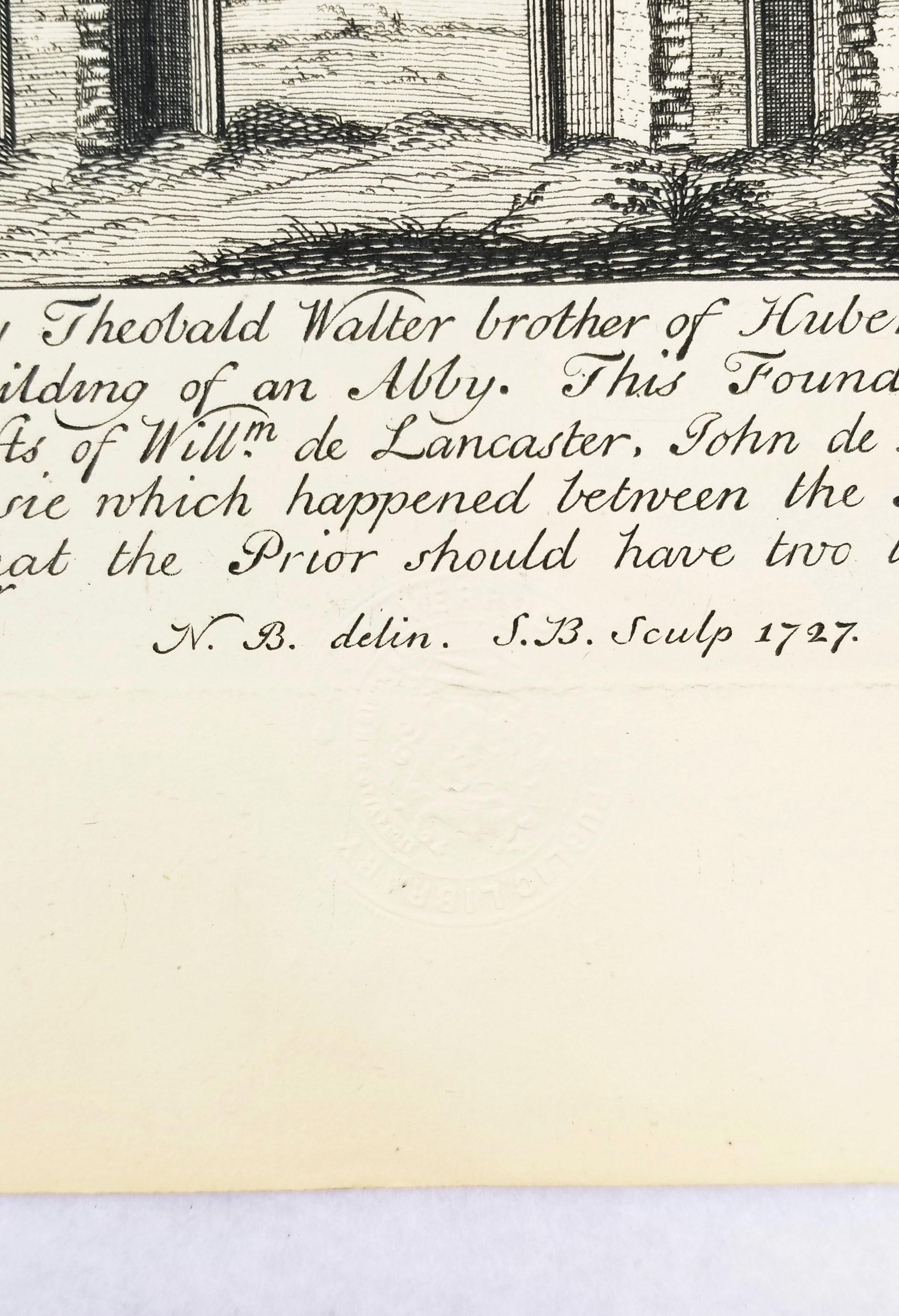 Artistics : Samuel et Nathaniel Buck (anglais, 1696-1779) et (?-1759/1774)
Titre : 