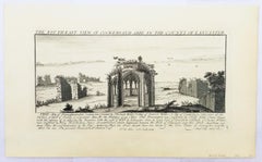 "Cockersand Abbey" aus "Buck's Antiquities" /// Britische Altmeistergravur