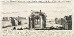 "Cockersand Abbey" from "Buck's Antiquities" /// British Old Master Engraving