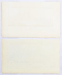 „Conisborough Castle“ und „Morlashe Castle“ aus „Buck's Antiquities“ /// UK Art