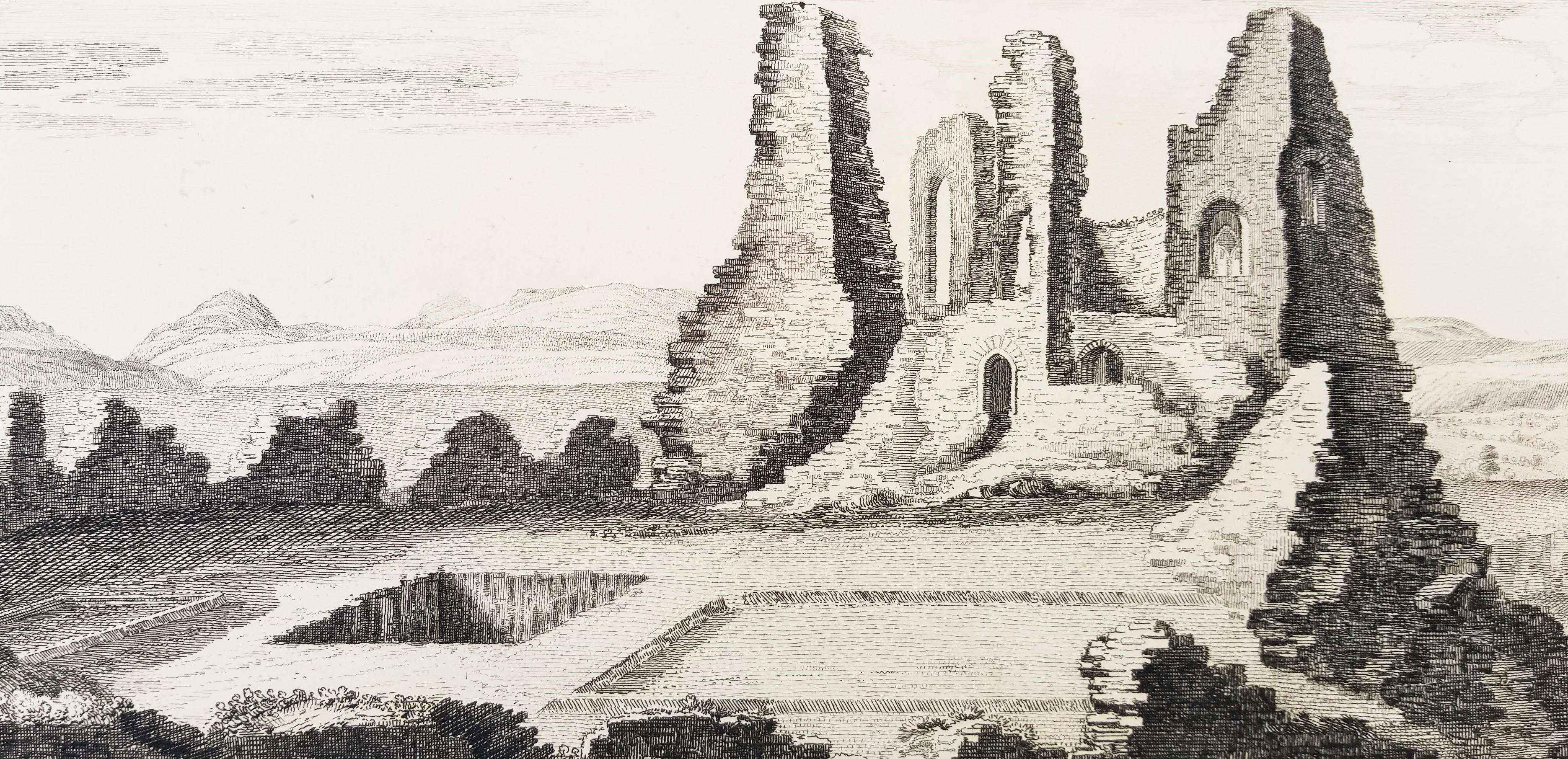 « Conisborough Castle » et « Morlashe Castle » de « Buck's Antiquities » /// UK Art en vente 2