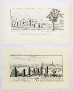 "Louth Park Abbey" and "Easby Abbey" from "Buck's Antiquities"