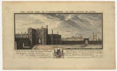 Samuel and Nathaniel Buck - 1730 Engraving, View of St. Osyth's Priory