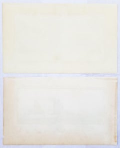 "Pendragon Castle" and "Lincoln Castle" from "Buck's Antiquities" /// British UK