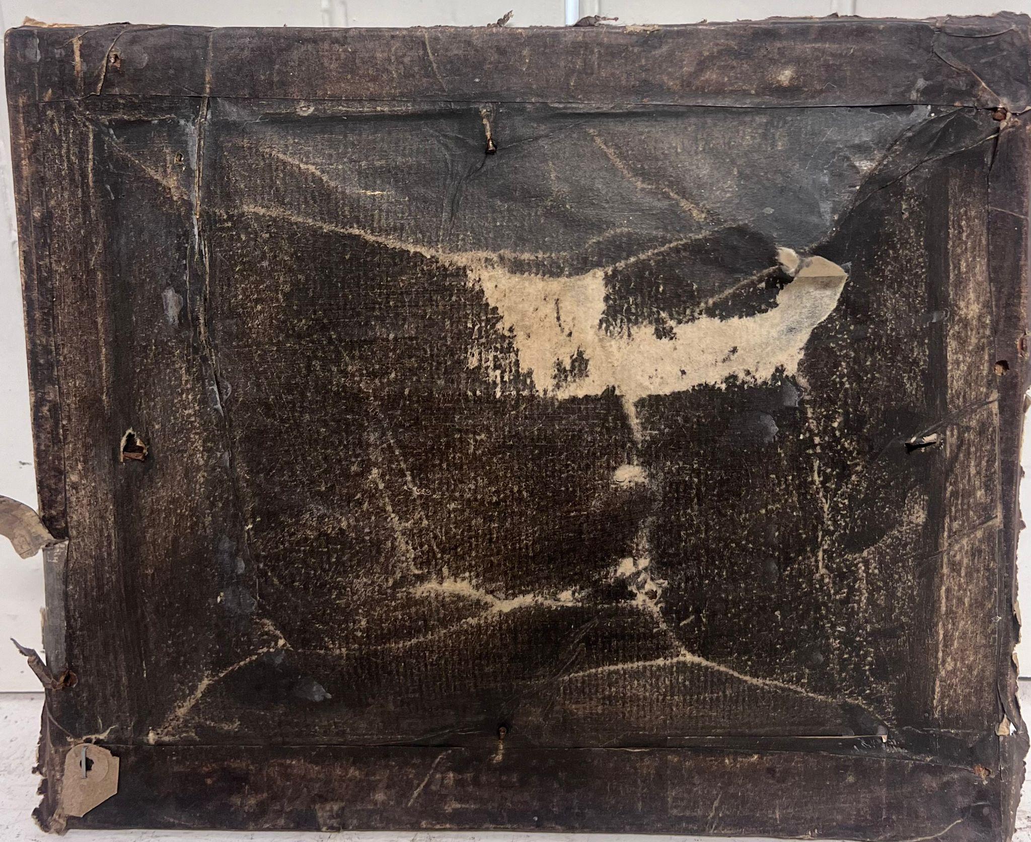 Pittura ad olio di marina vittoriana del 19° secolo inglese Tre navi a vela a forma di albero 2