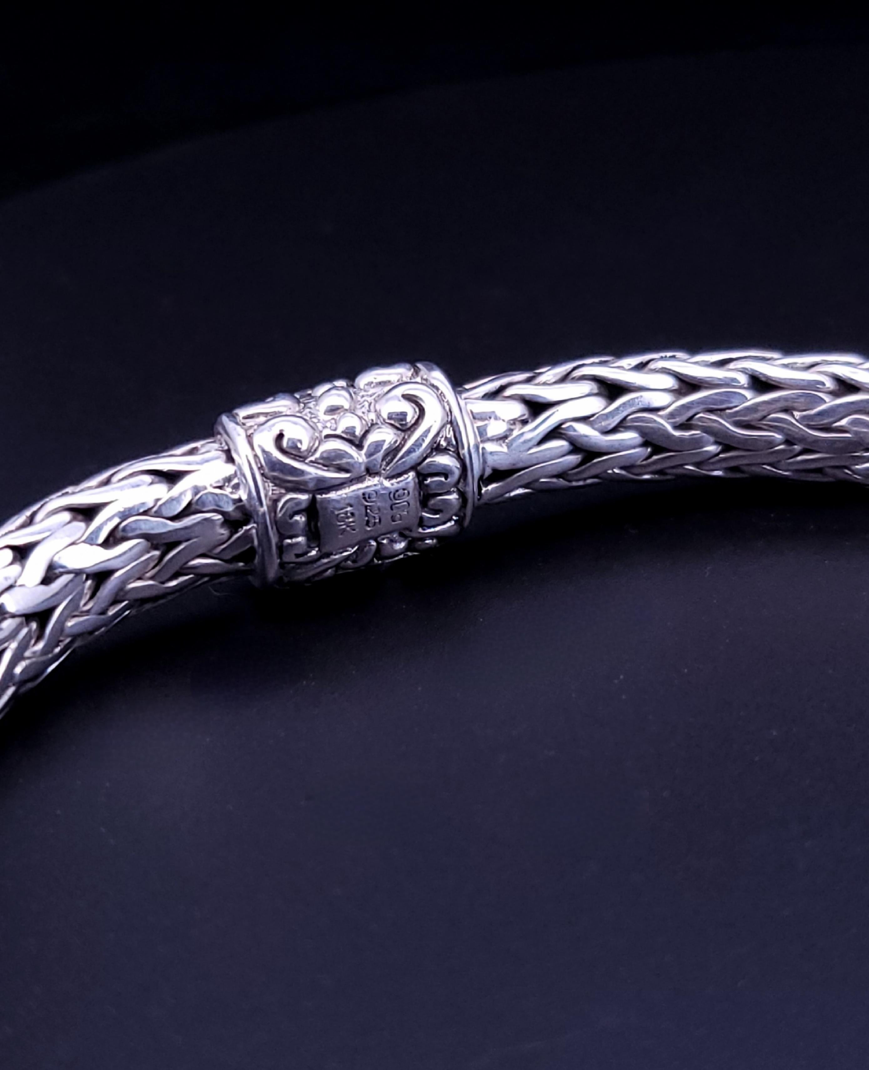 Men's Samuel B Behnam  925 Sterling Silver 18k Yellow Gold Tanzanite bracelet For Sale