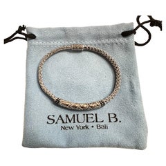 Samuel B Sterling Silver Soft Bangle Bracelet