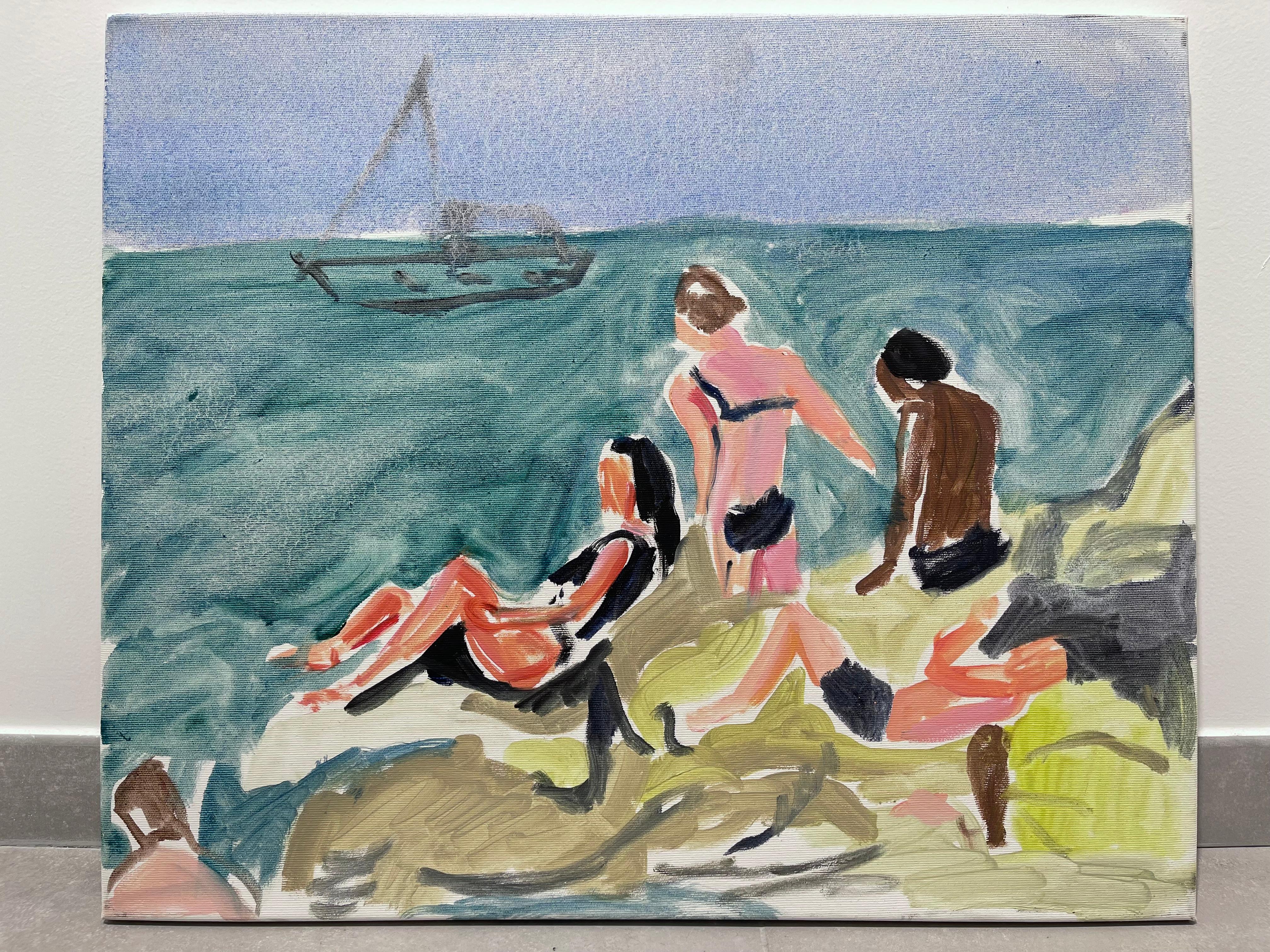 SONNENBAD – Painting von Samuel Bloch
