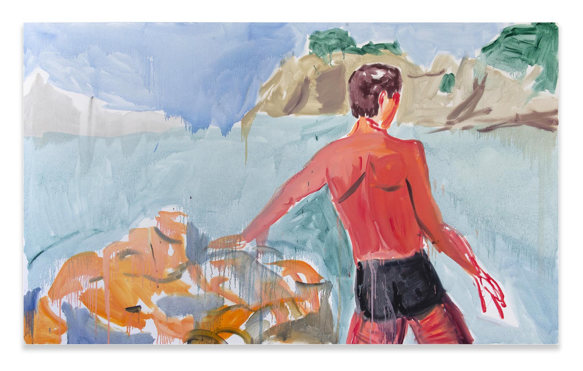Samuel Bloch Portrait Painting - The Bather,  Marseille