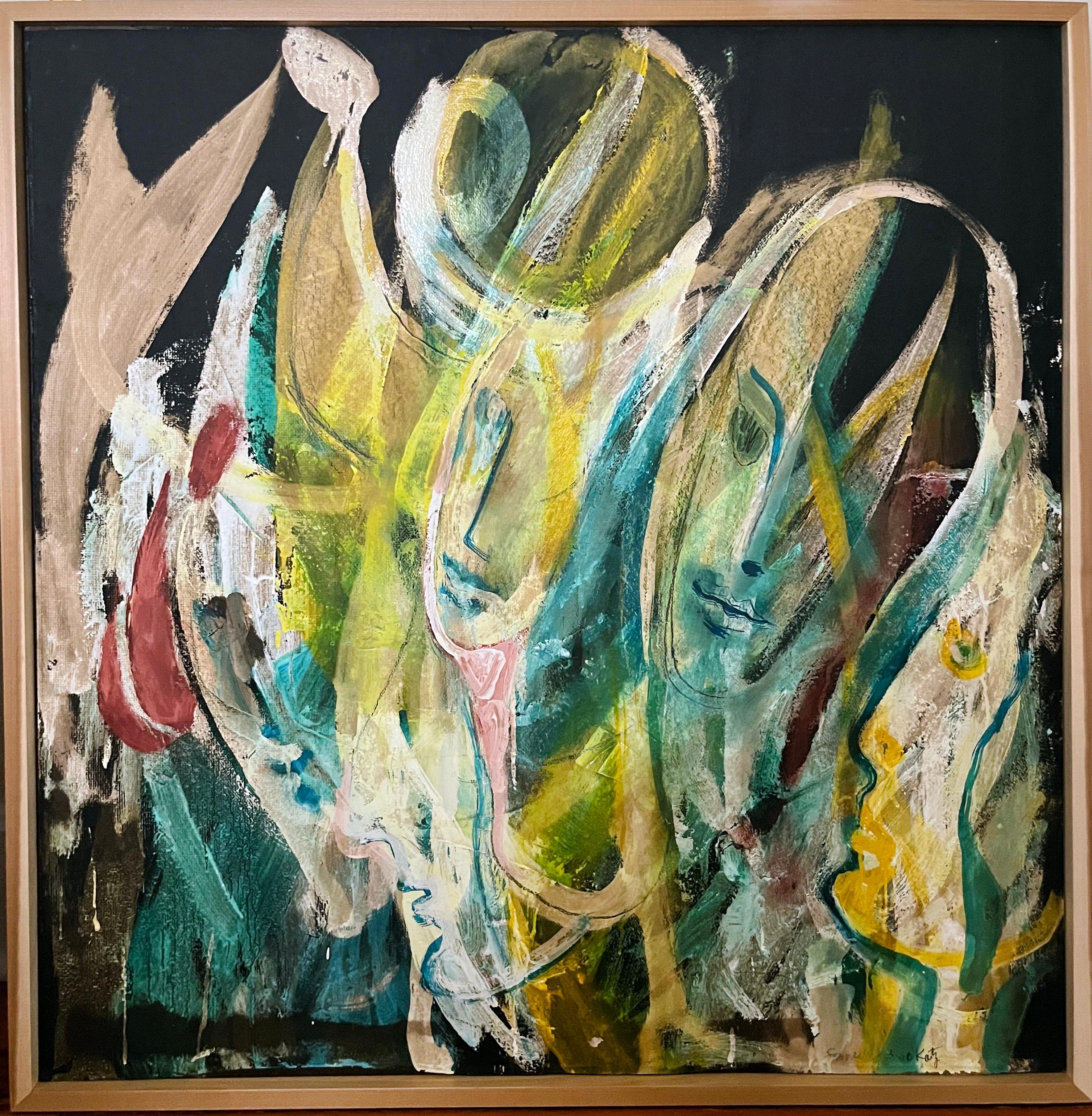 ABSTRACT WOMEN - Painting by Samuel Bookatz