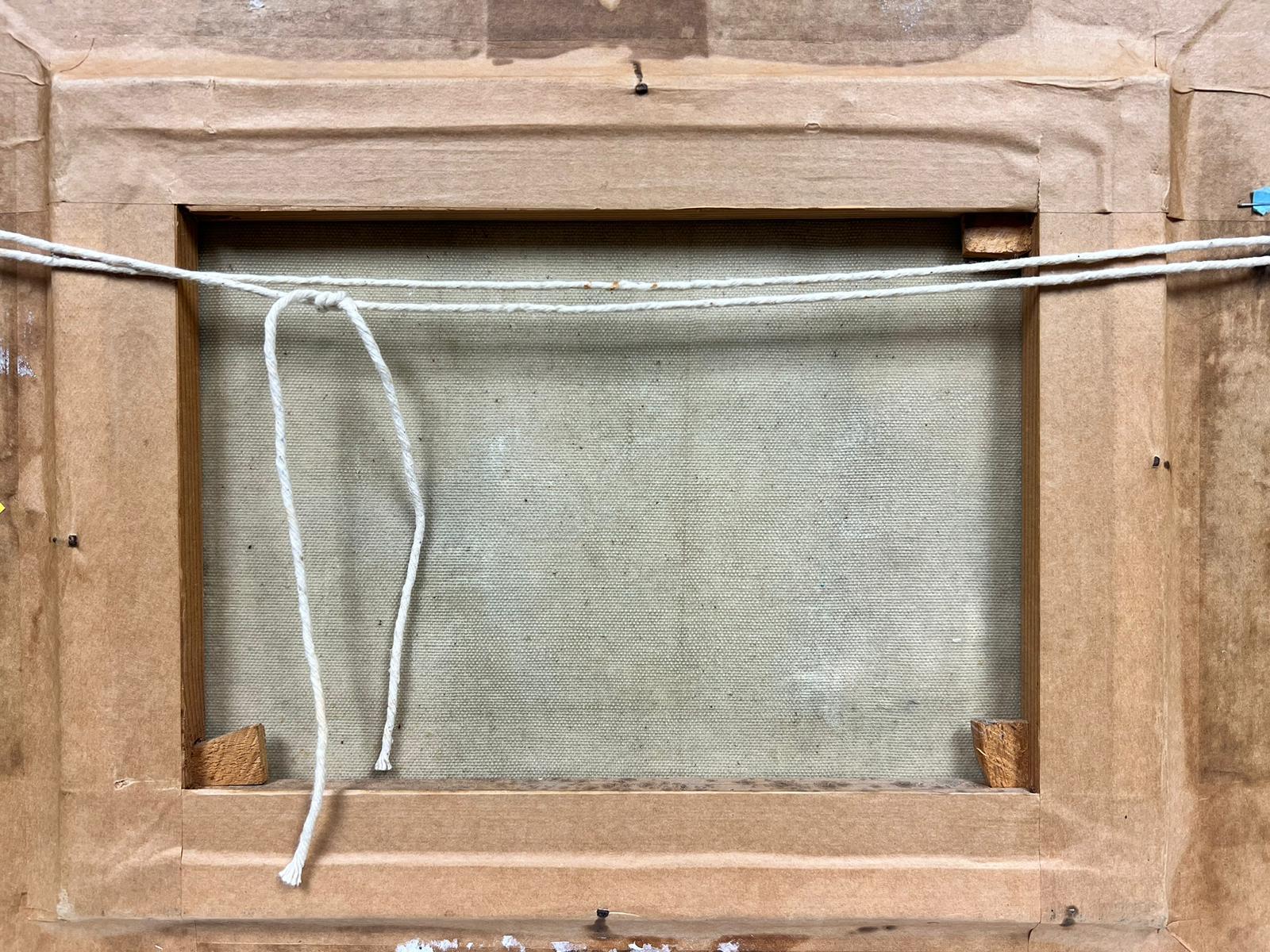 Pregevole olio della metà del 19° secolo che raffigura un maestoso paesaggio montano del distretto dei laghi 2