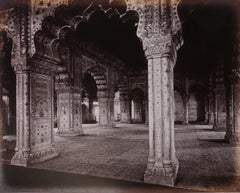 Hall of private audience in the palace of Delhi, 1860