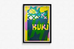 Poster im Pop-Art-Stil, hergestellt von Samuel Buri 1965 – Schweizer Pop-Art