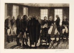 Le général Washington rend hommage à ses officiers à Fraunces Tavern, New York